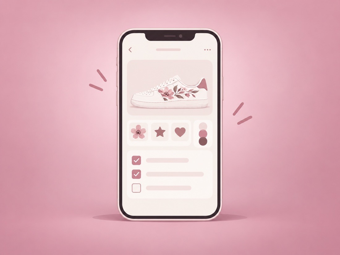 The Artis House Hub open on a phone showing a sneaker design and session checklist